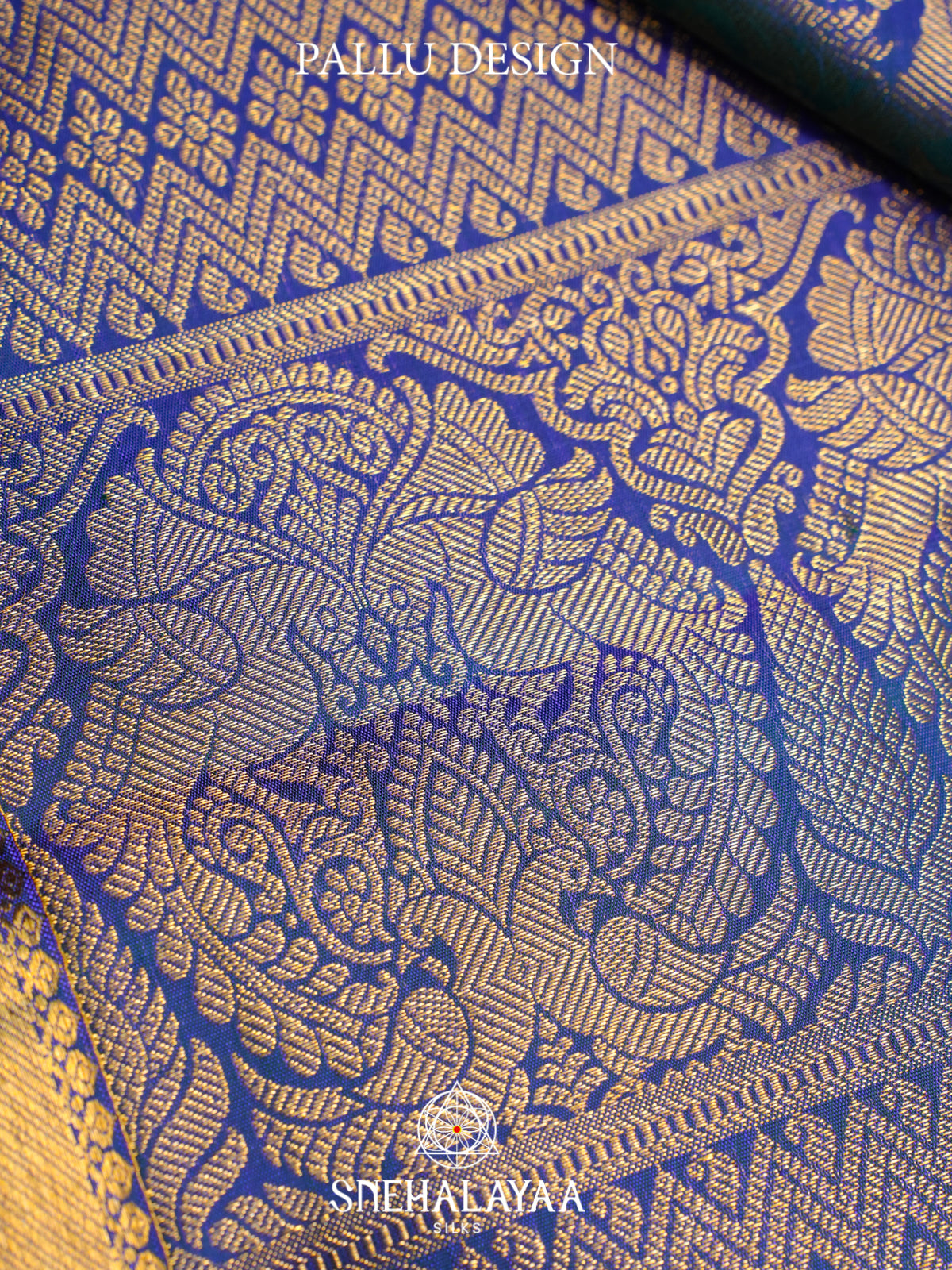 Blue Kanjivaram Silk Saree