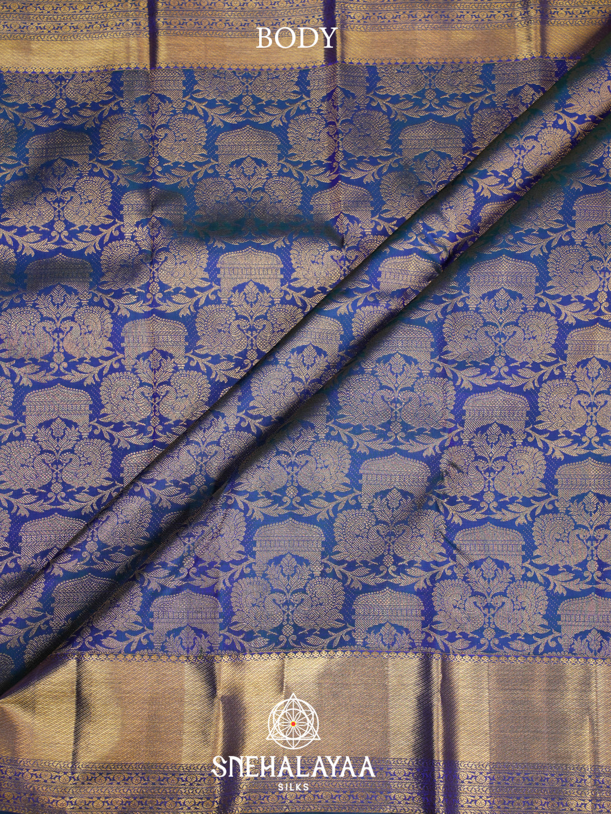 Blue Kanjivaram Silk Saree