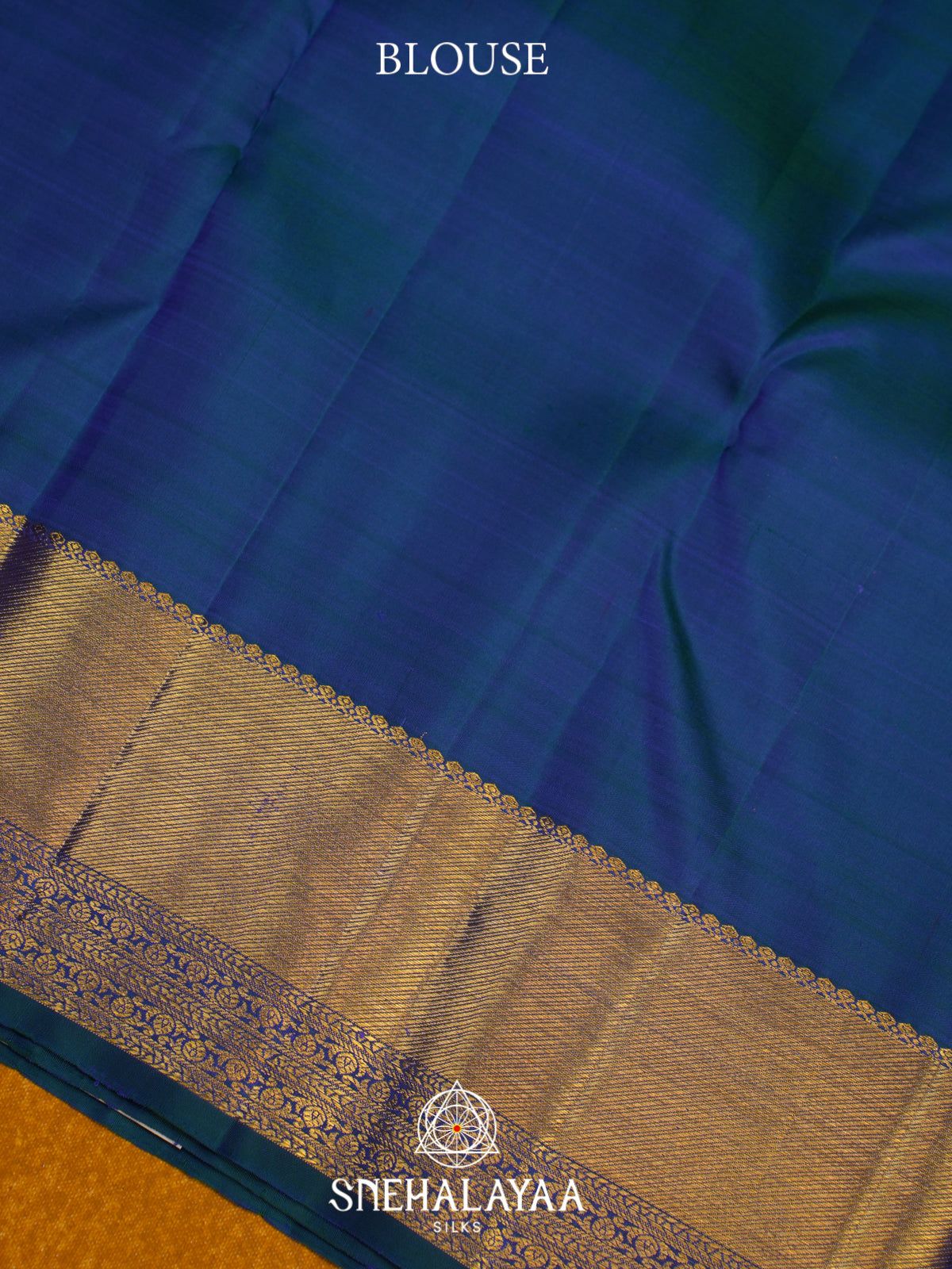 Blue Kanjivaram Silk Saree