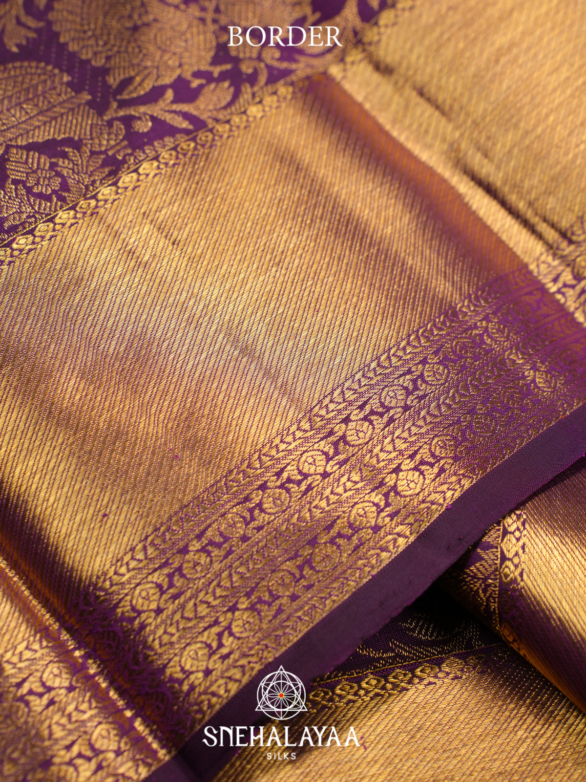 Purple Kanjivaram Silk Saree