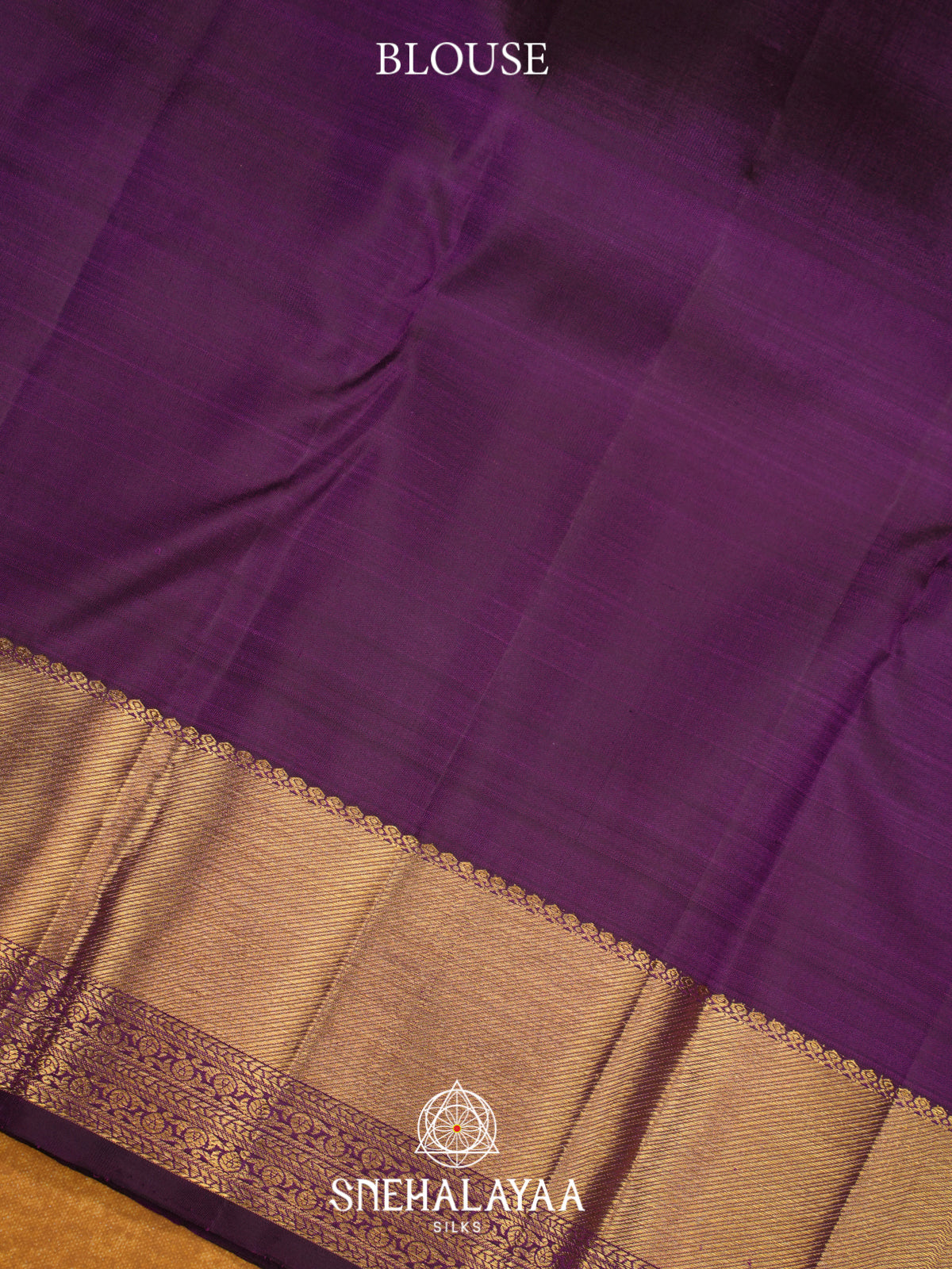 Purple Kanjivaram Silk Saree