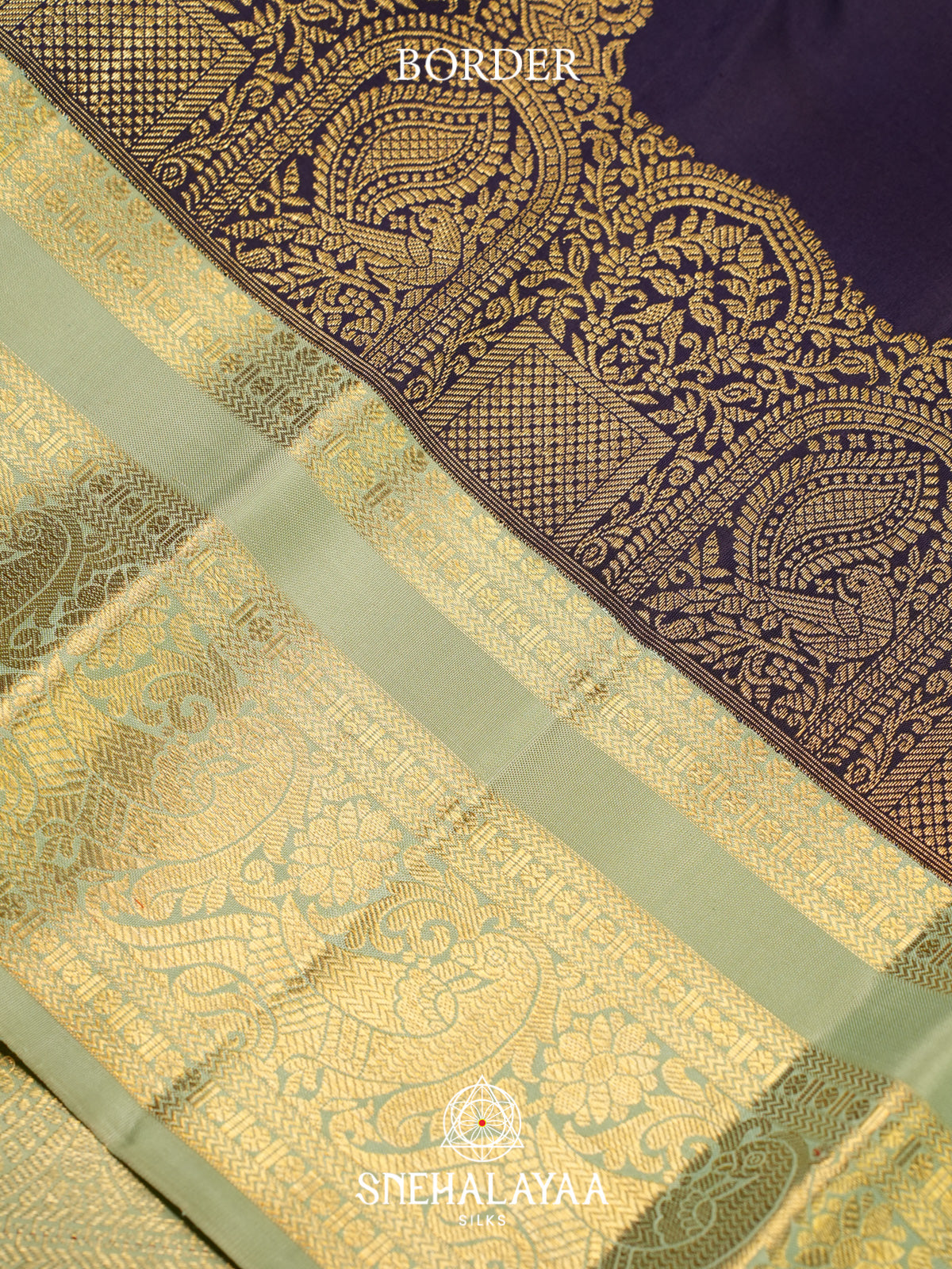Purple Kanjivaram Silk Saree