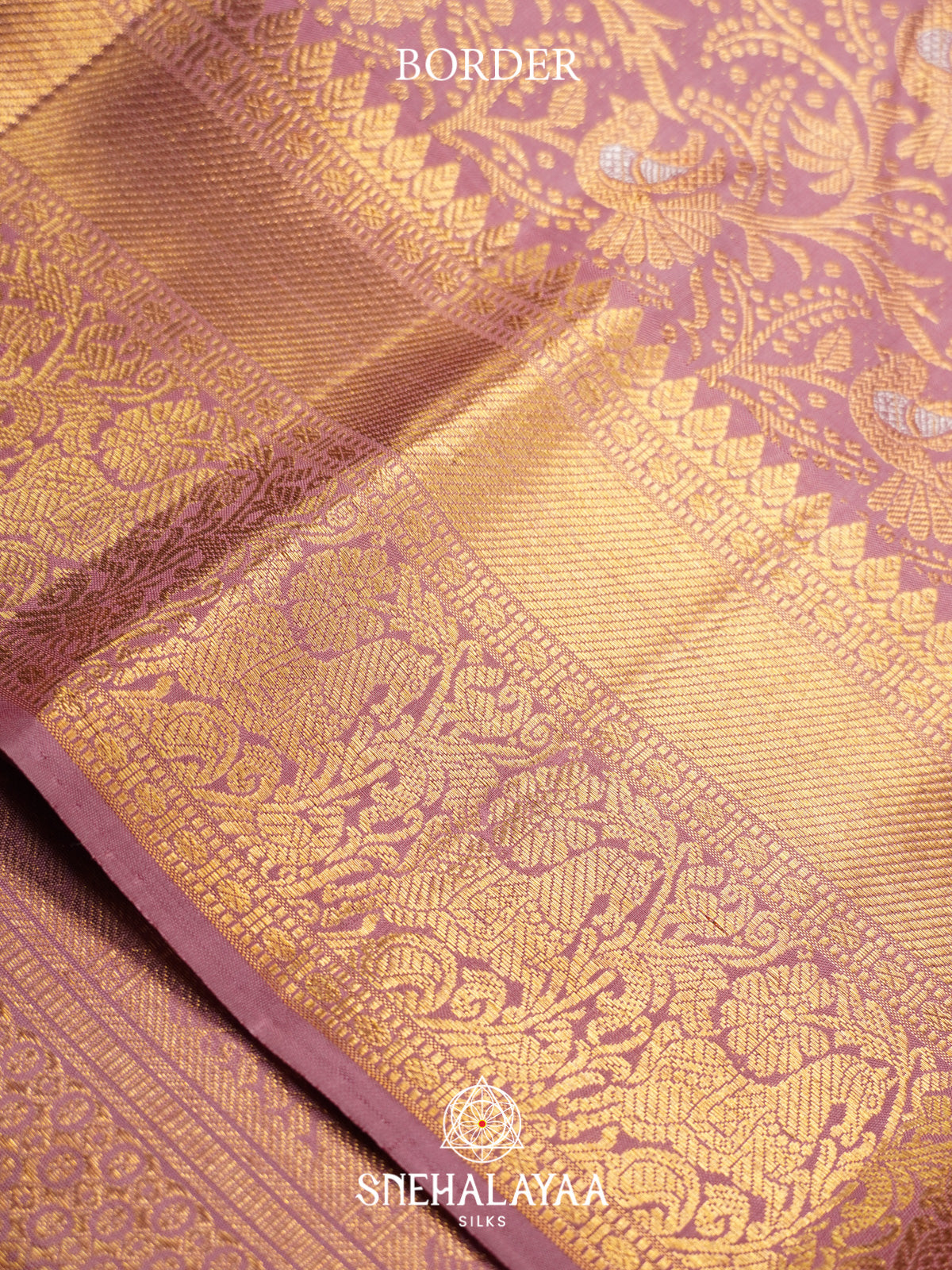 Pale Pink Kanjivaram Silk Saree