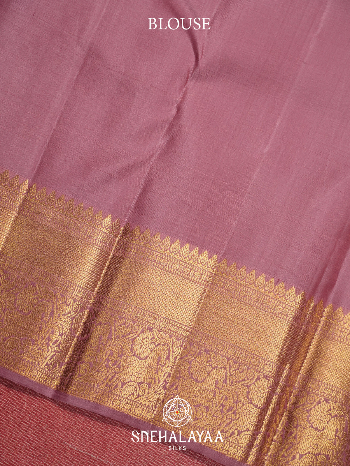Pale Pink Kanjivaram Silk Saree