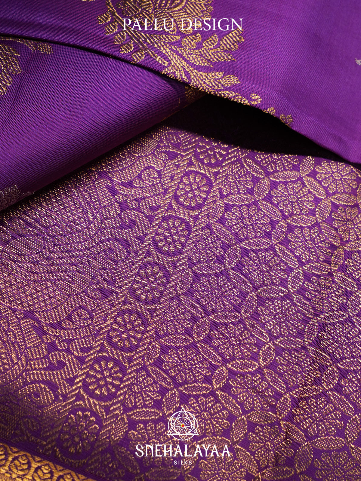 Purple Kanjivaram Silk Saree