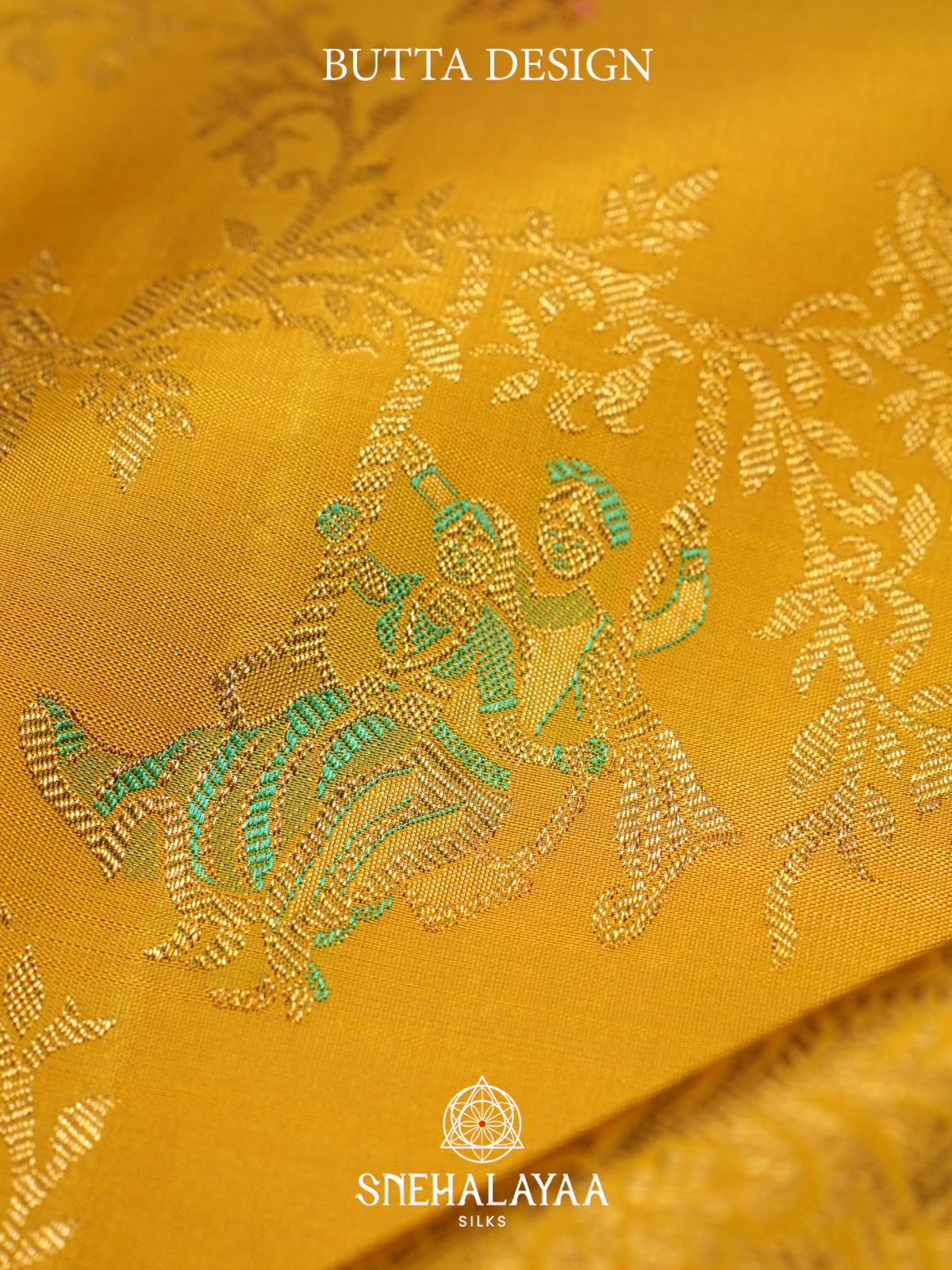 Yellow Kanjivaram Silk Saree