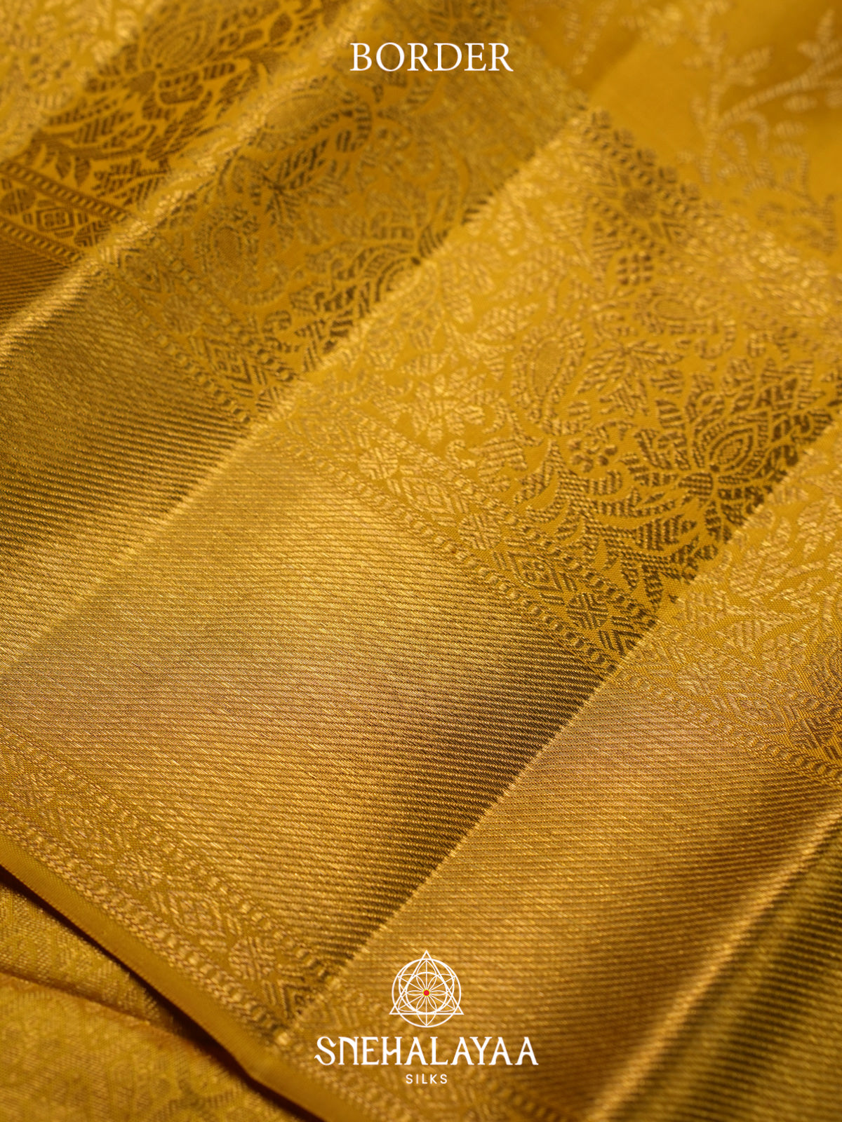 Yellow Kanjivaram Silk Saree