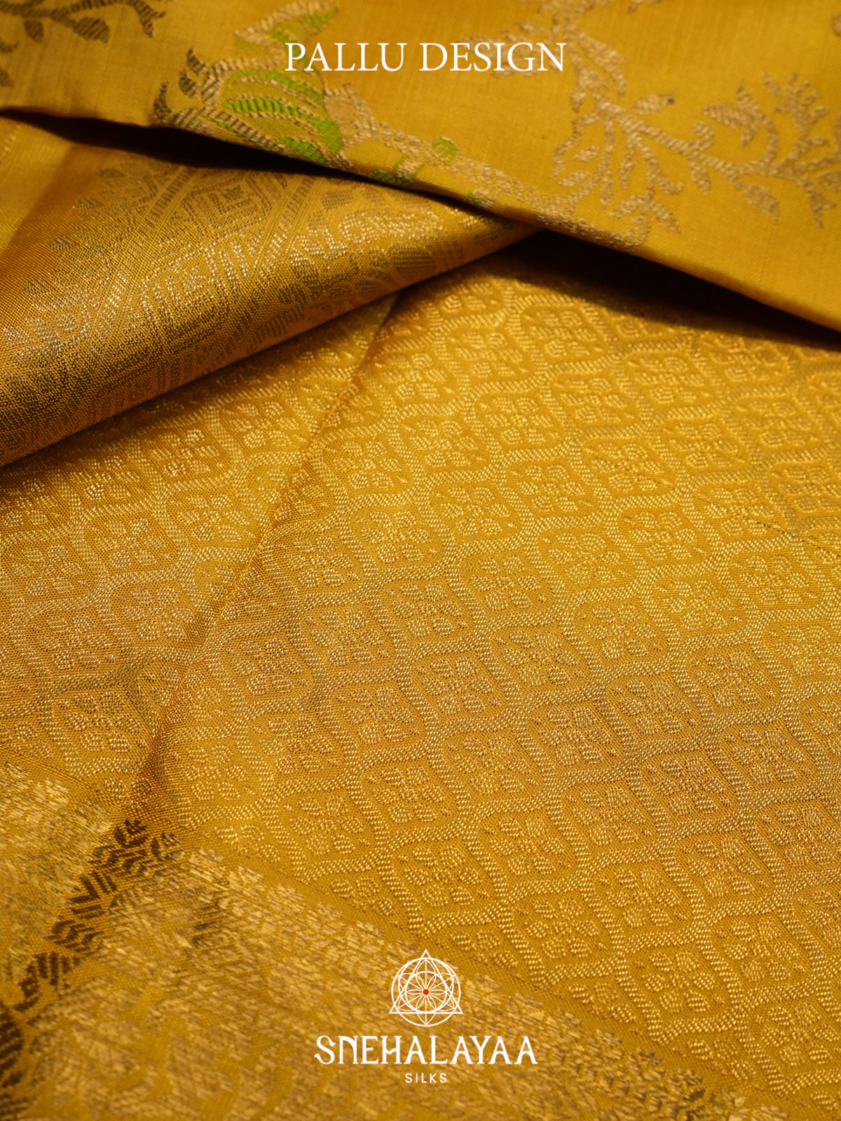 Yellow Kanjivaram Silk Saree