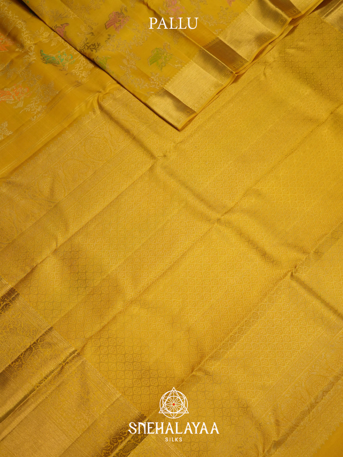 Yellow Kanjivaram Silk Saree