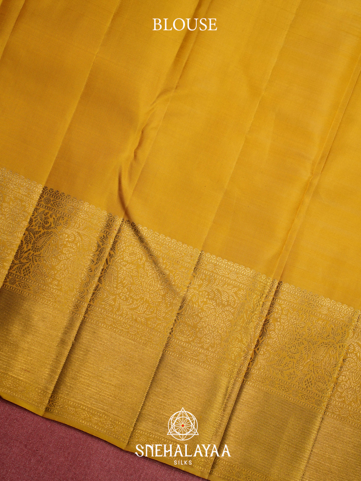Yellow Kanjivaram Silk Saree