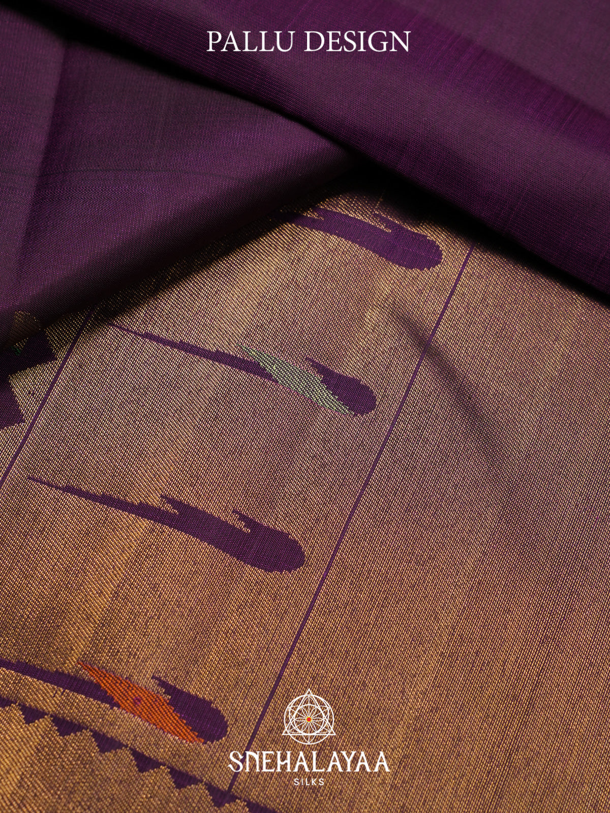 Purple Kanjivaram Silk Saree