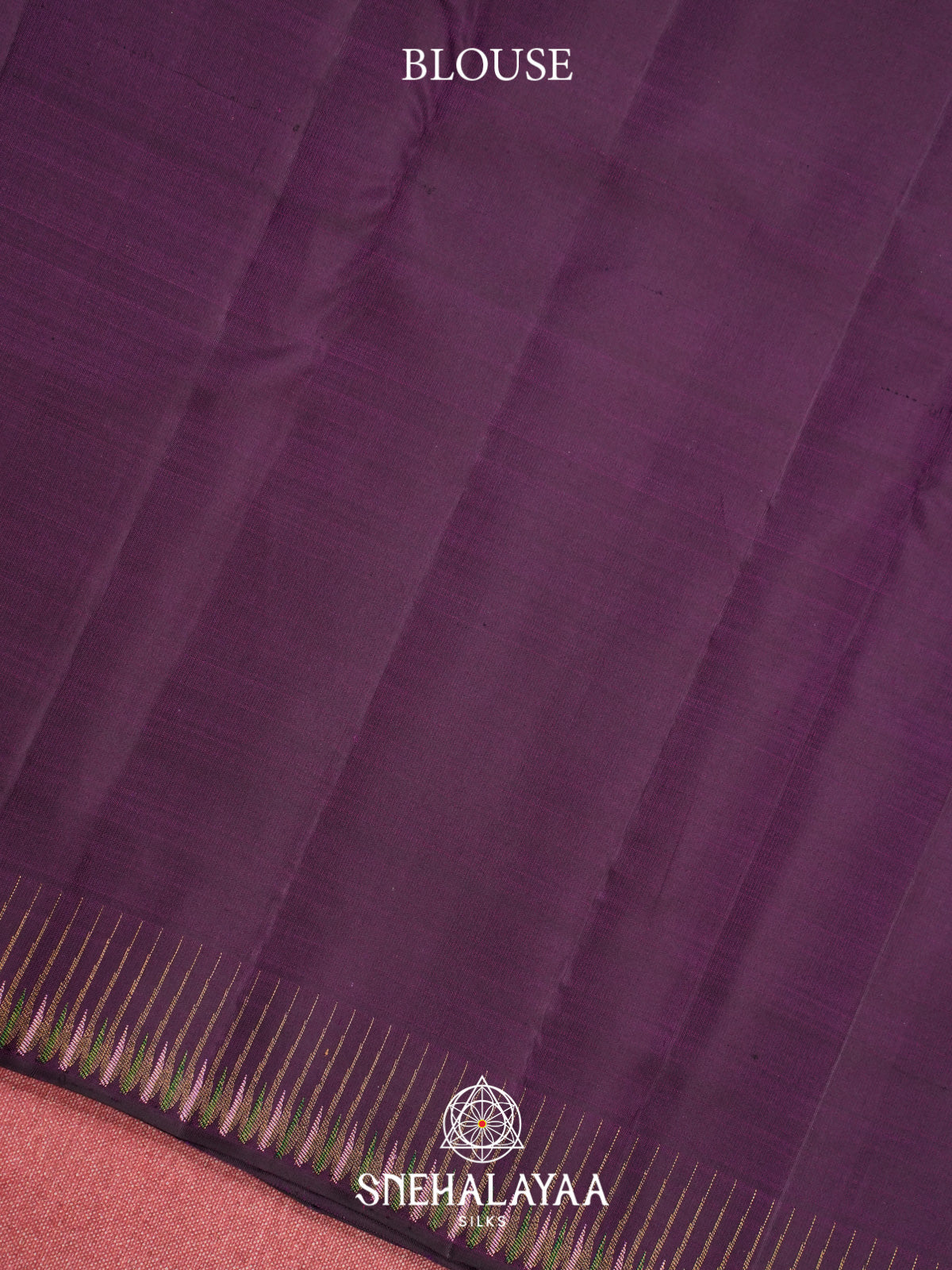 Purple Kanjivaram Silk Saree