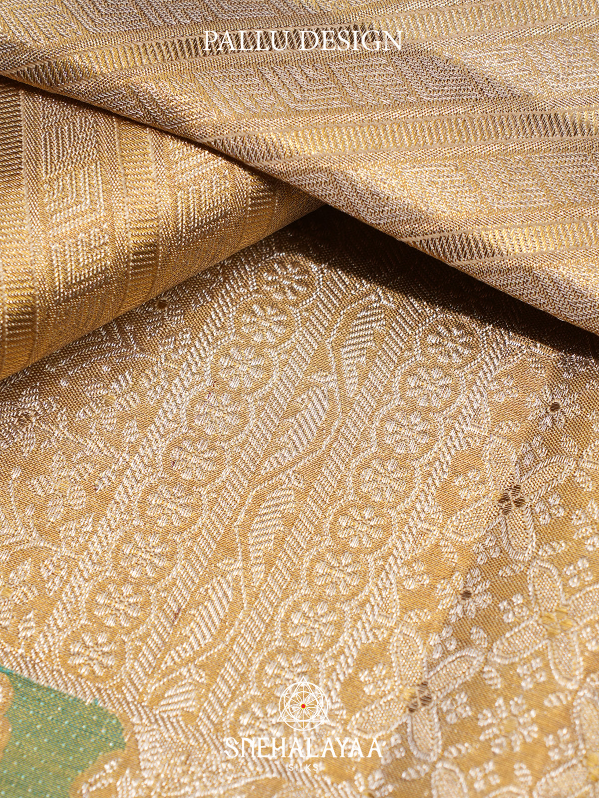 Yellow Kanjivaram Silk Saree