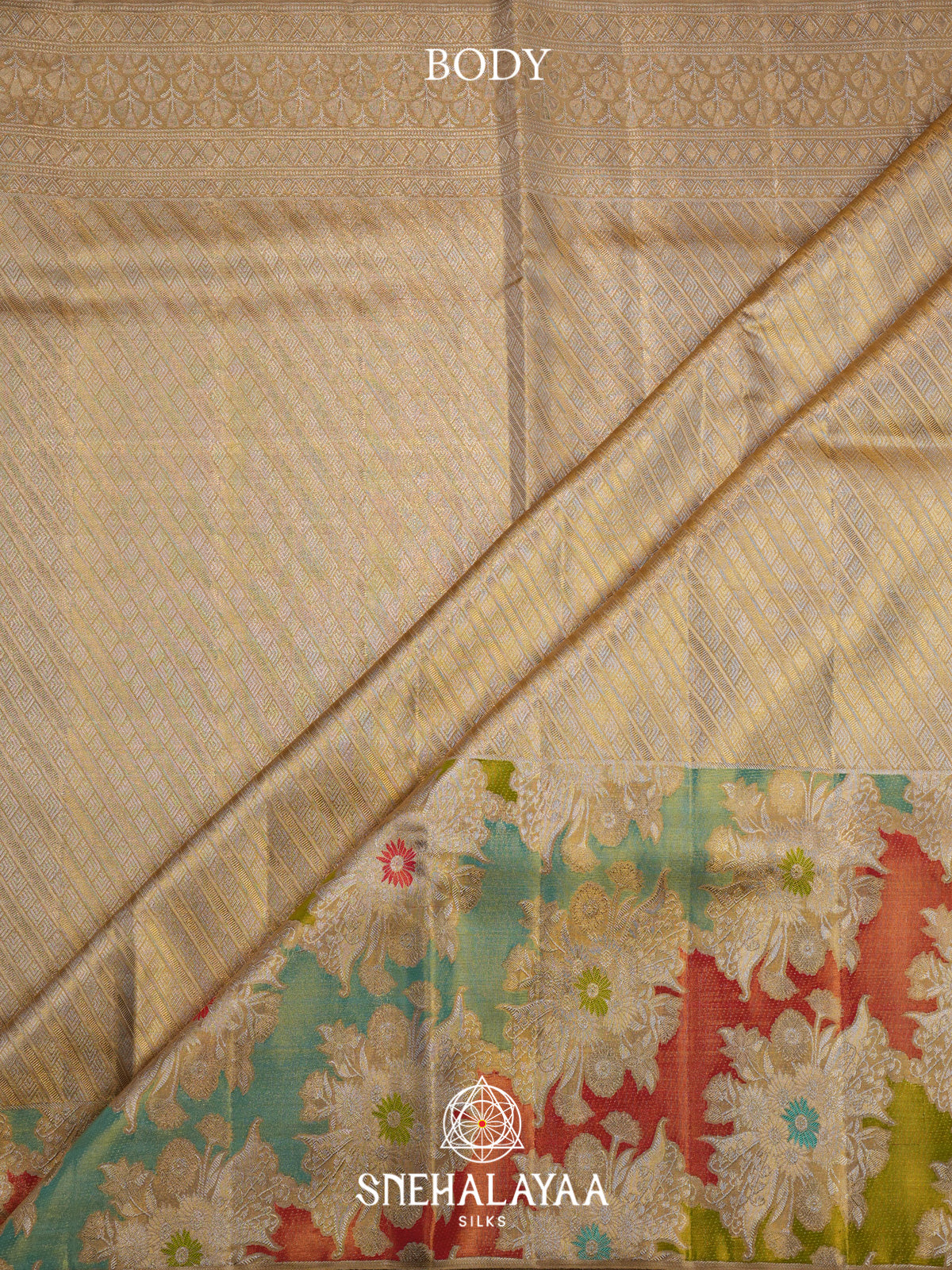 Yellow Kanjivaram Silk Saree