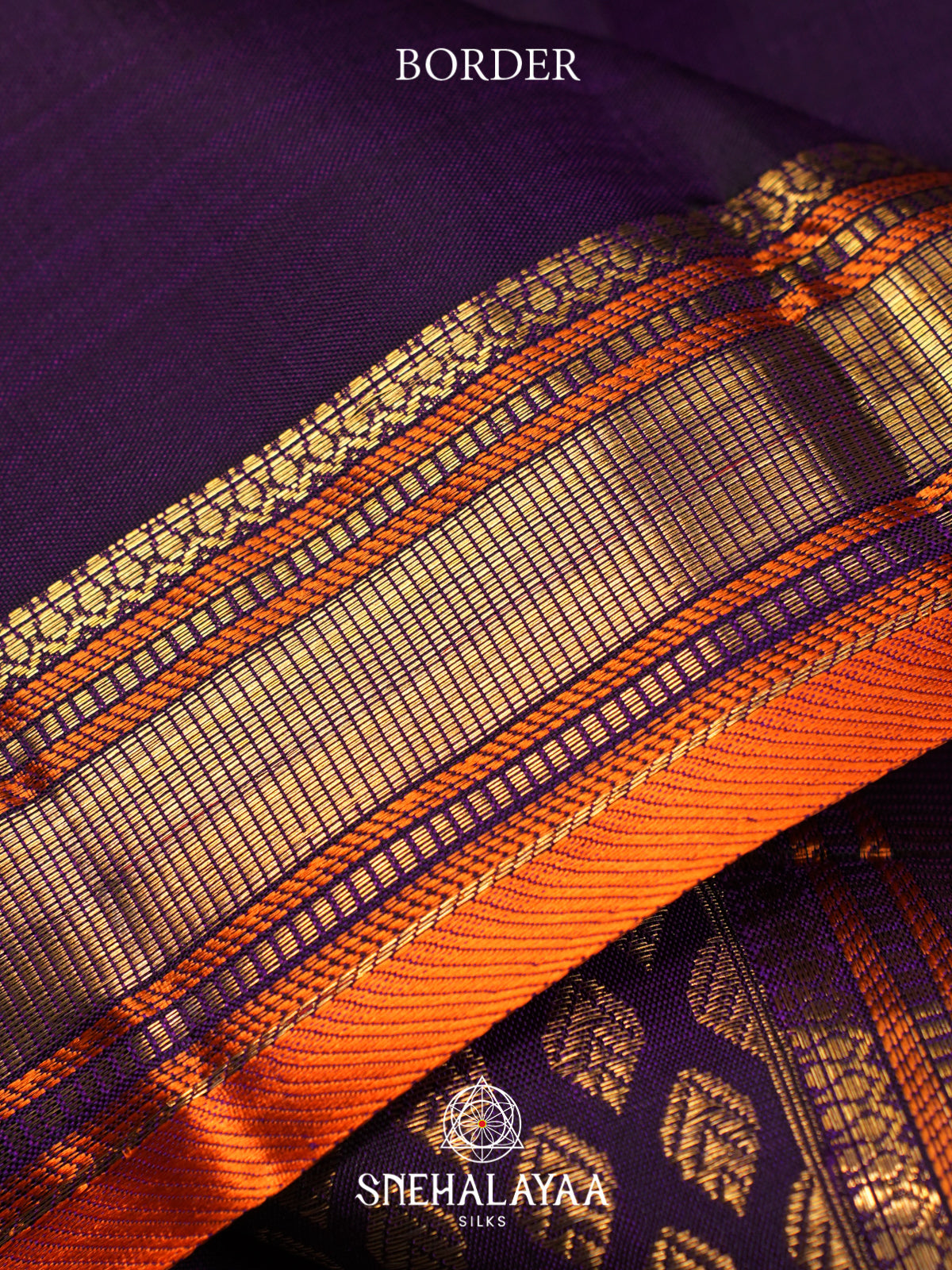 Purple Kanjivaram Silk Saree
