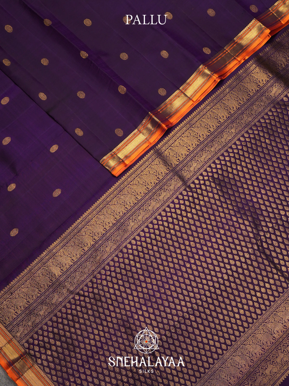 Purple Kanjivaram Silk Saree