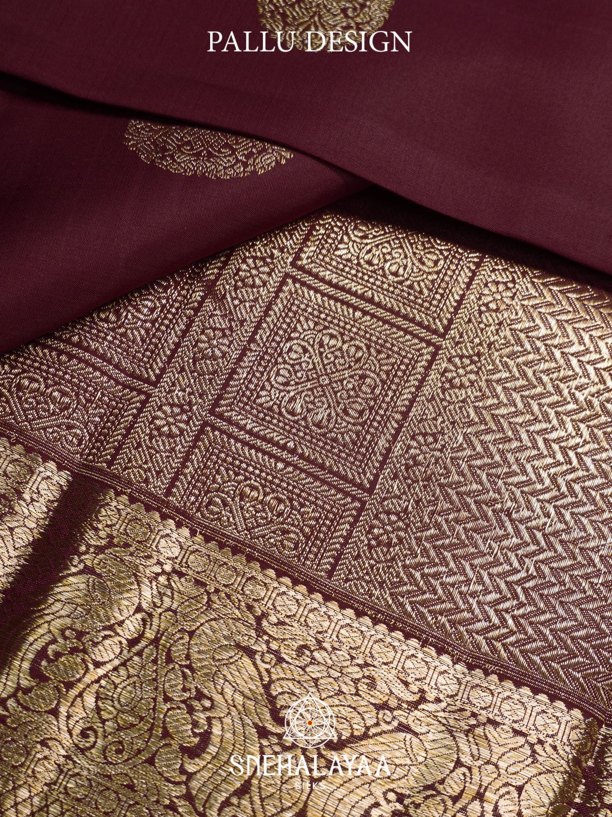 Maroon Kanjivaram Silk Saree