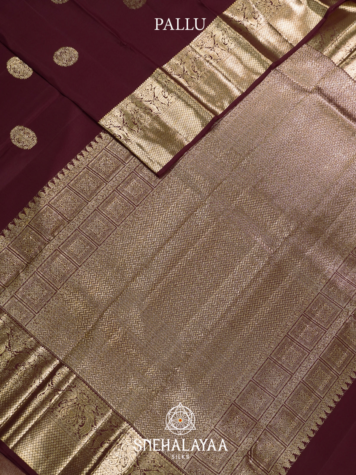 Maroon Kanjivaram Silk Saree