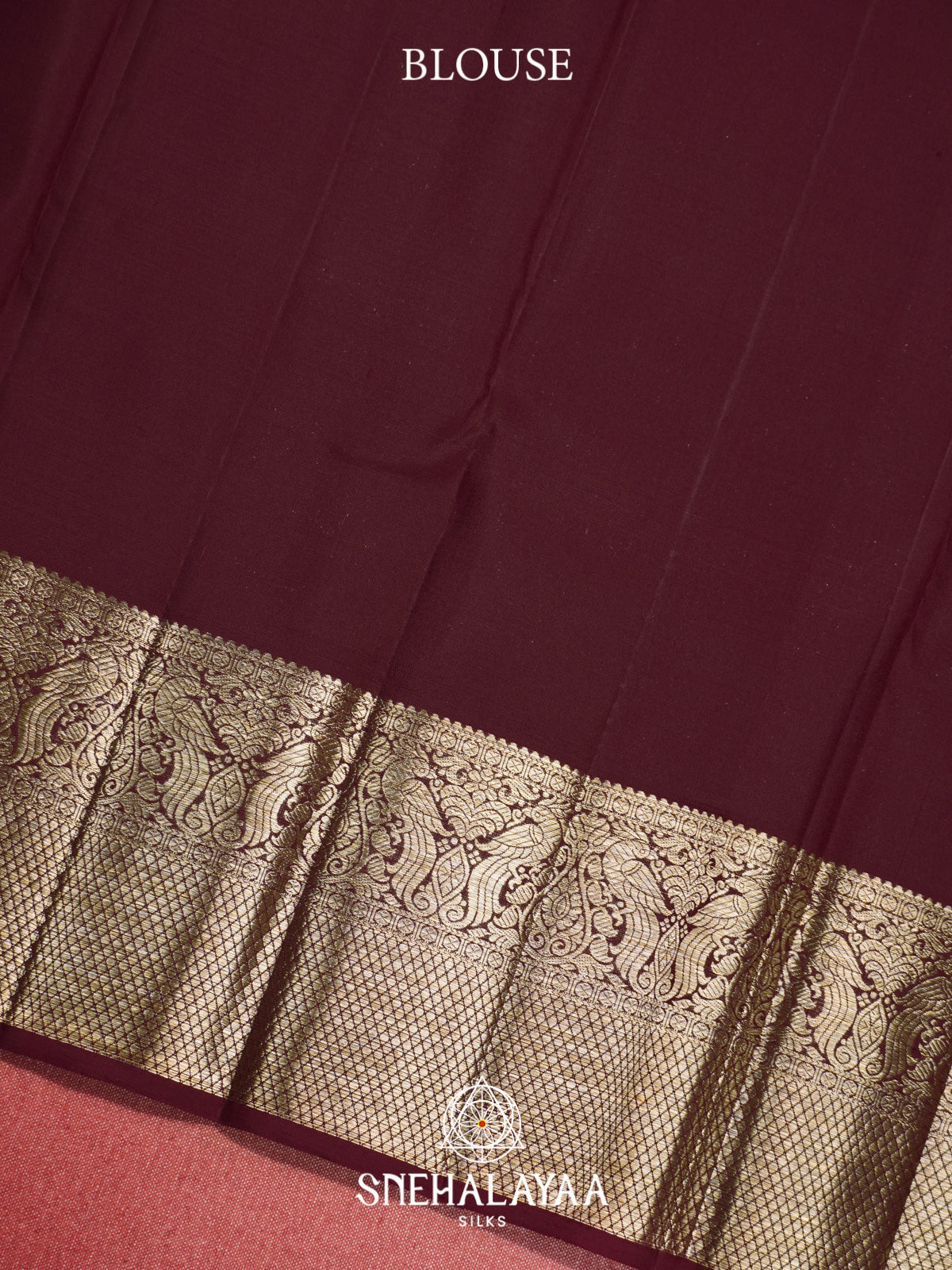 Maroon Kanjivaram Silk Saree