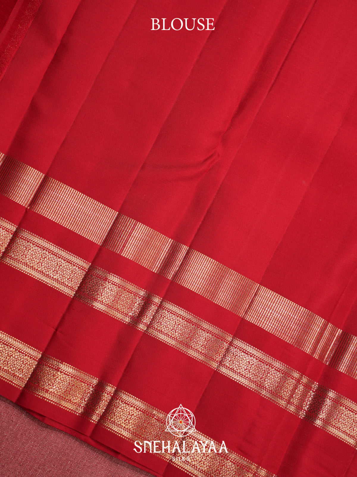 Orange Kanjivaram Silk Saree