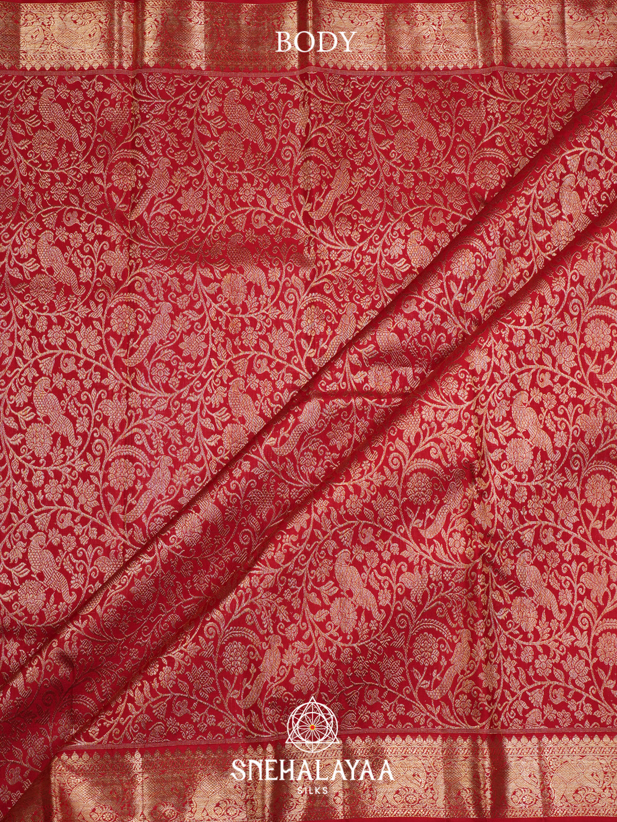 Red Kanjivaram Silk Saree