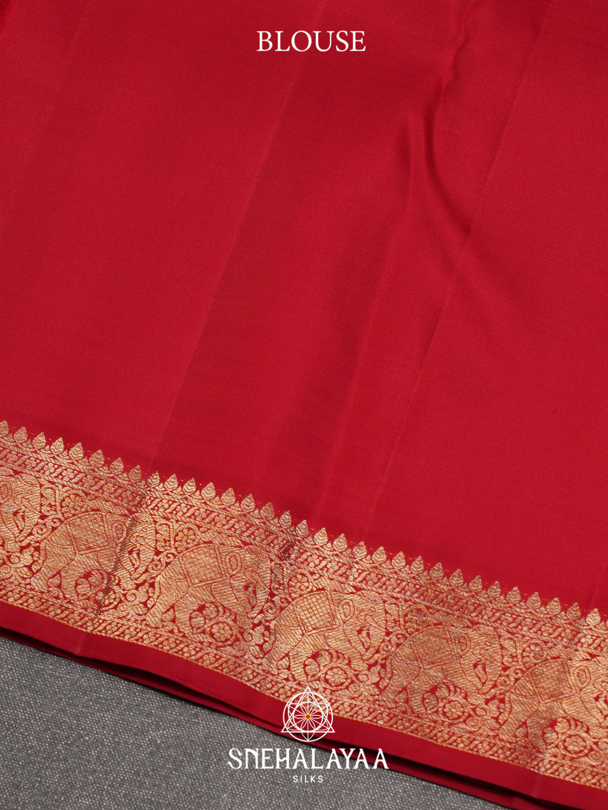 Red Kanjivaram Silk Saree