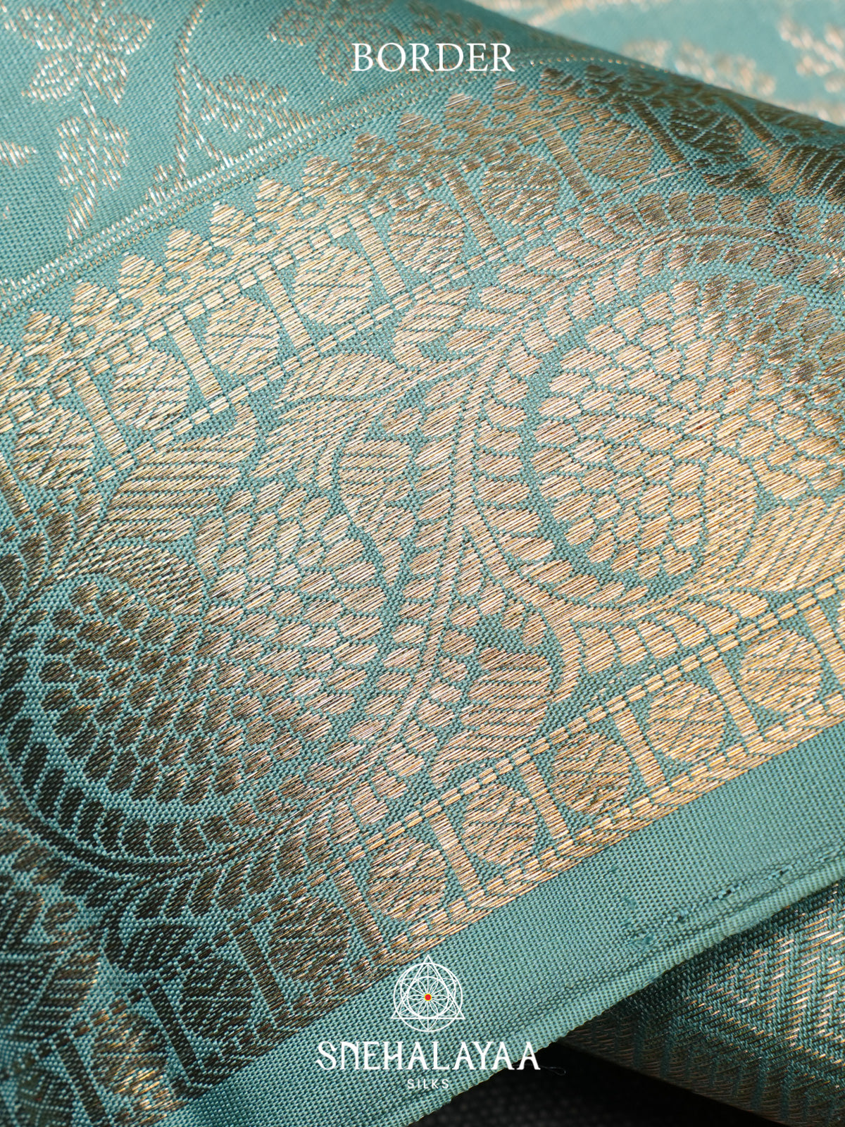 Mint Green Kanjivaram Silk Saree