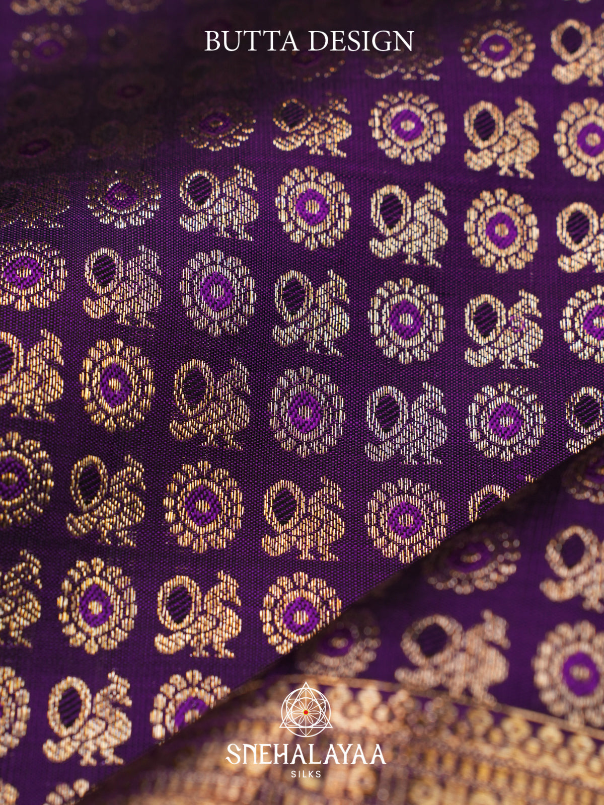 Purple Kanjivaram Silk Saree
