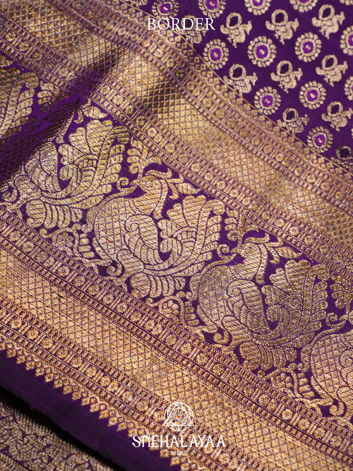 Purple Kanjivaram Silk Saree