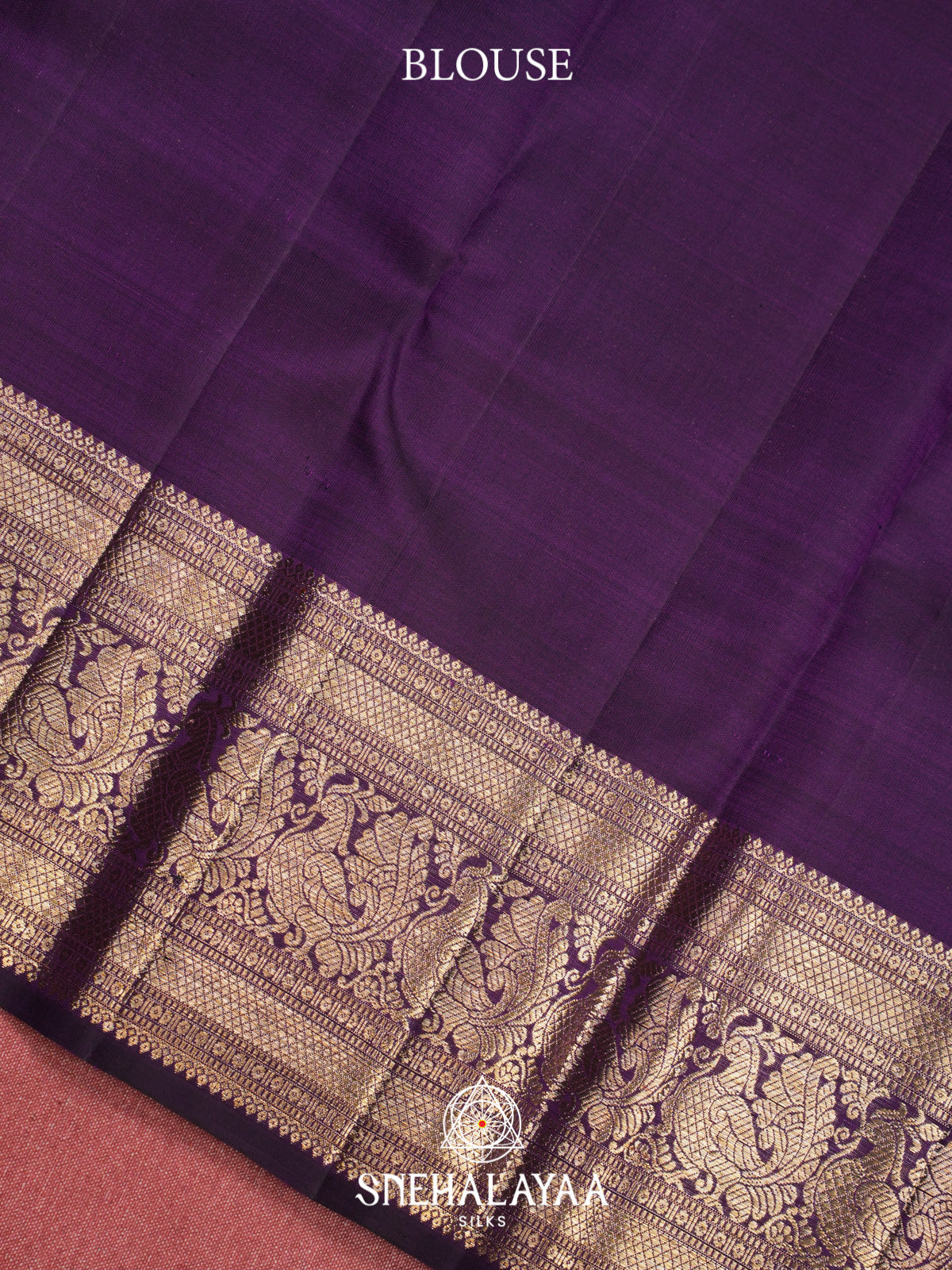 Purple Kanjivaram Silk Saree