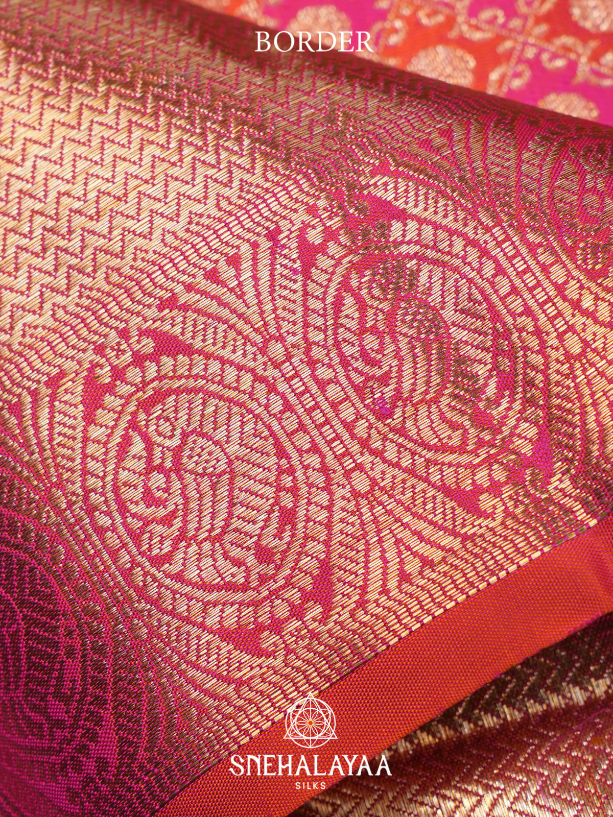 Pink Kanjivaram Silk Saree