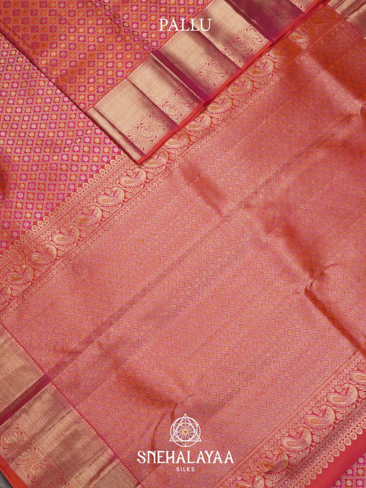 Pink Kanjivaram Silk Saree