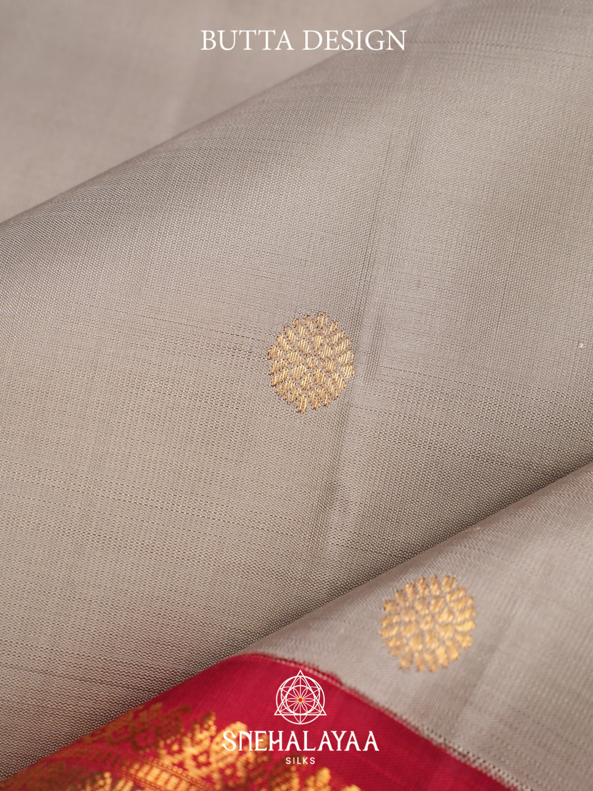 Off White Kanjivaram Silk Saree