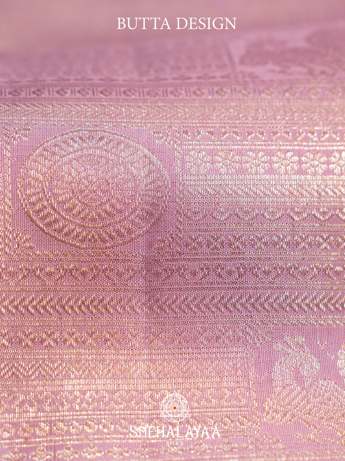 Pale Pink Kanjivaram Silk Saree