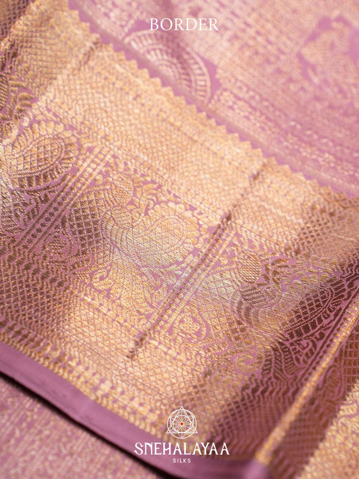 Pale Pink Kanjivaram Silk Saree