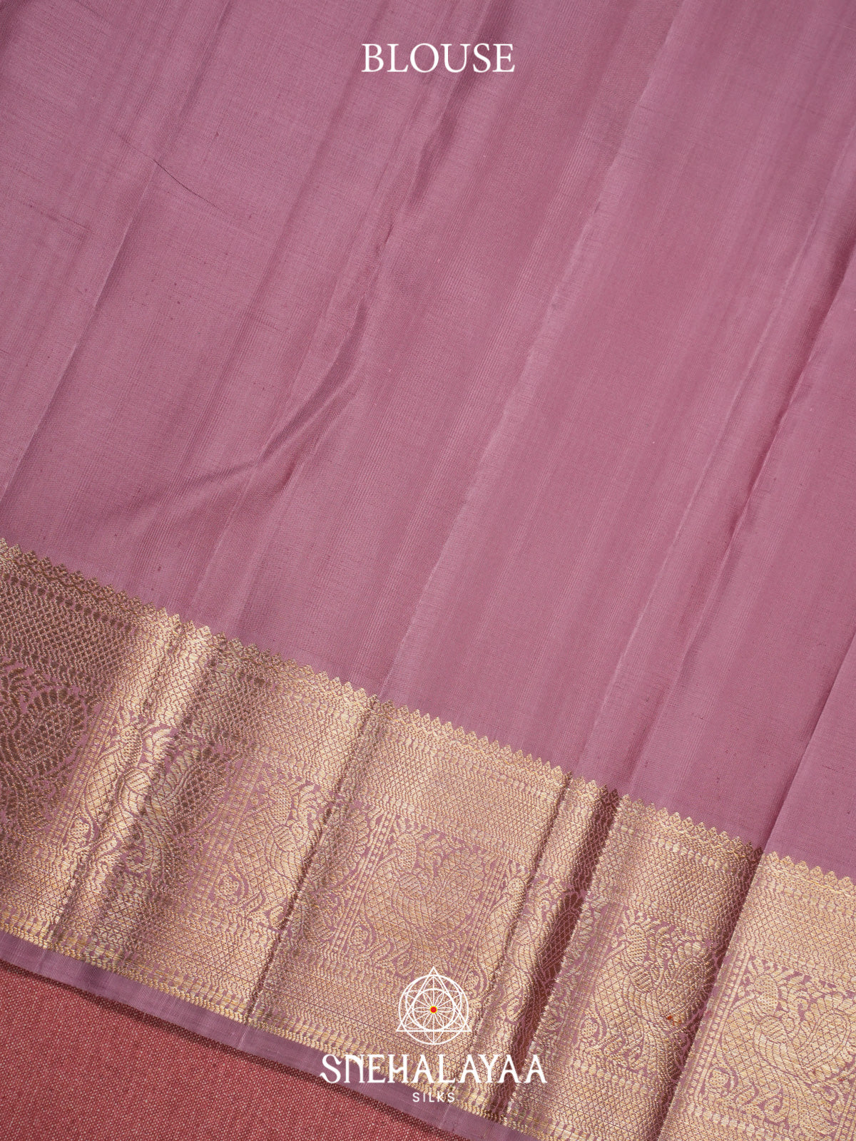 Pale Pink Kanjivaram Silk Saree