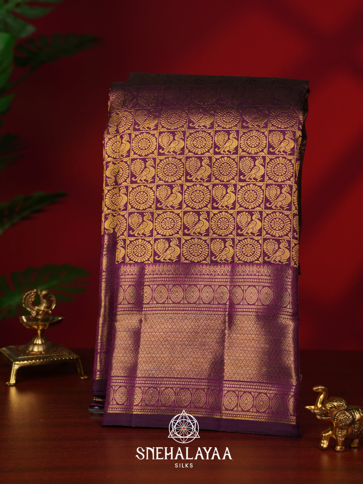 Meganta Kanjivaram Silk Saree
