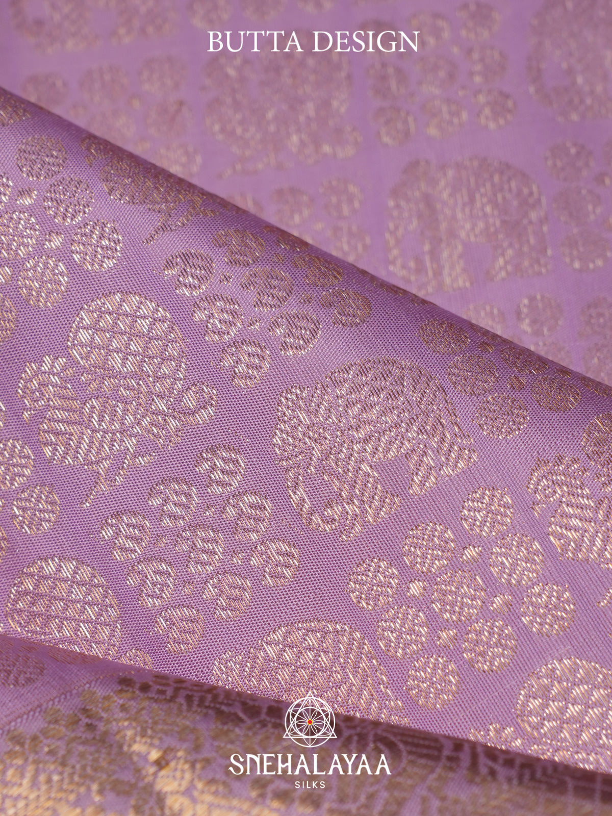 Lilac Kanjivaram Silk Saree