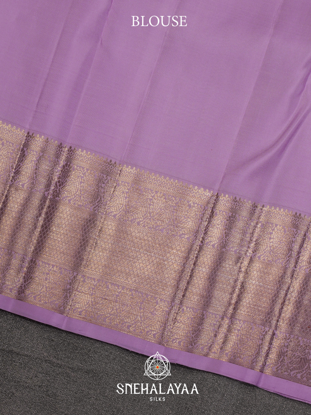 Lilac Kanjivaram Silk Saree
