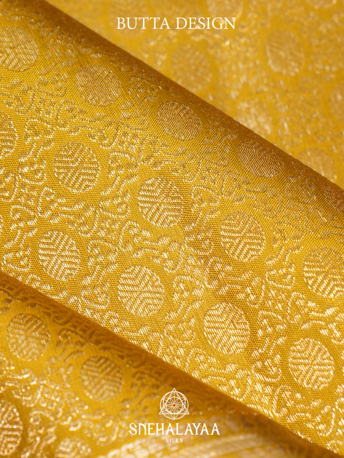 Lemon Yellow Kanjivaram Silk Saree