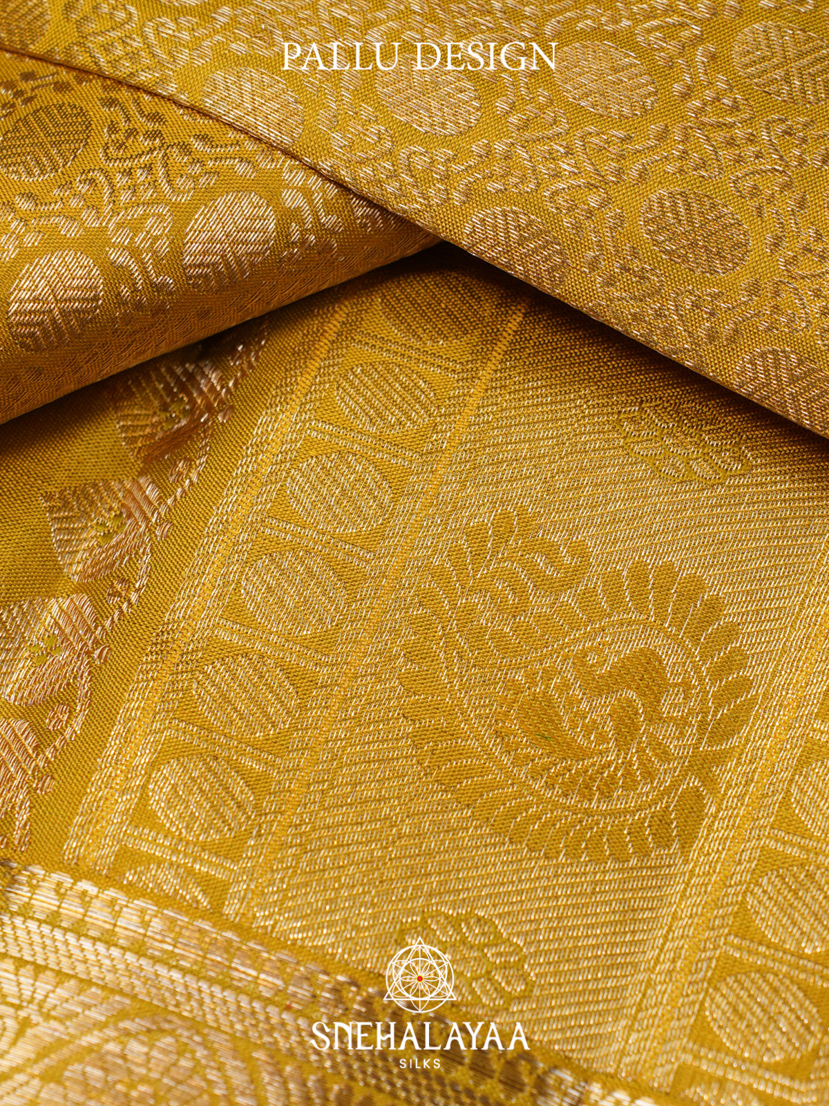 Lemon Yellow Kanjivaram Silk Saree
