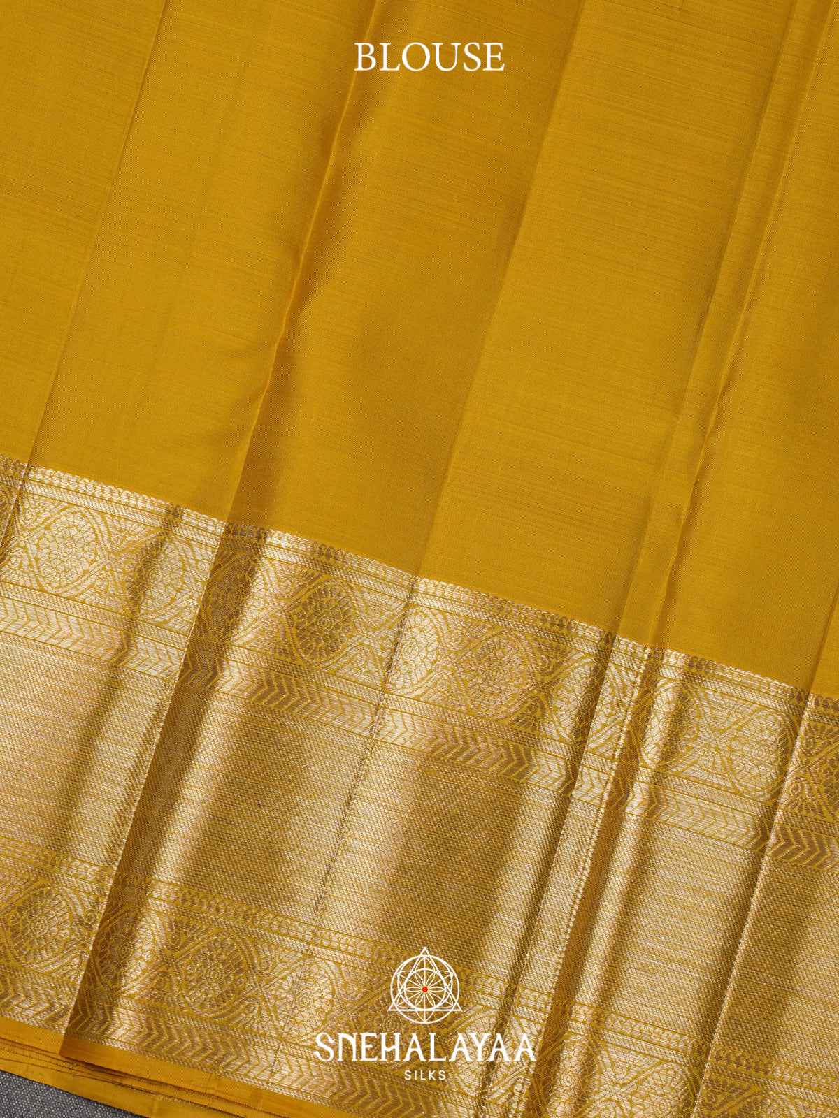 Lemon Yellow Kanjivaram Silk Saree