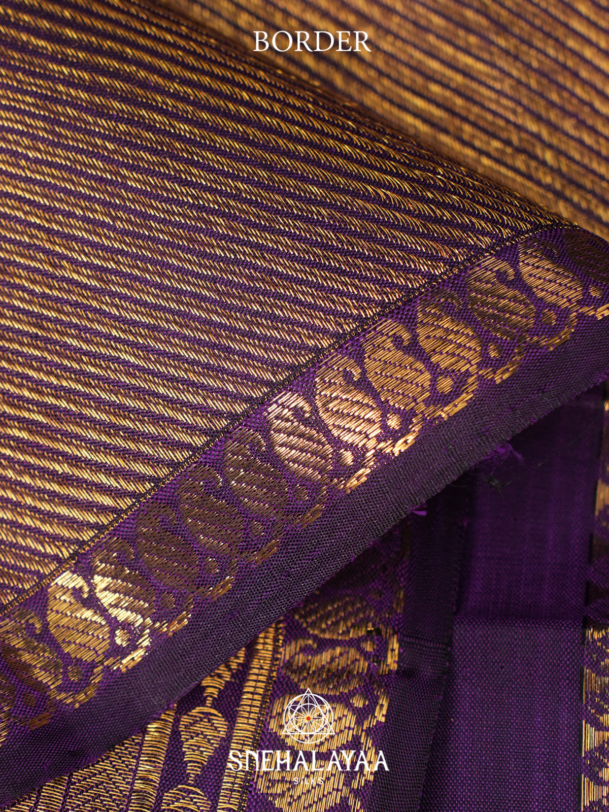 Purple Kanjivaram Silk Saree