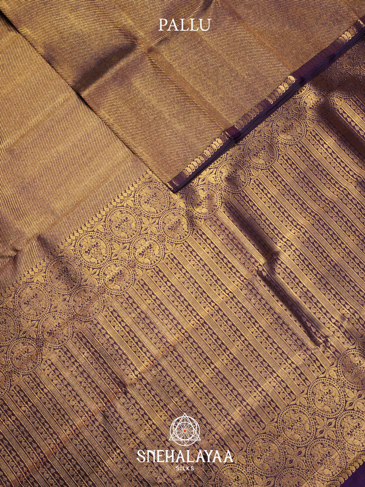 Purple Kanjivaram Silk Saree