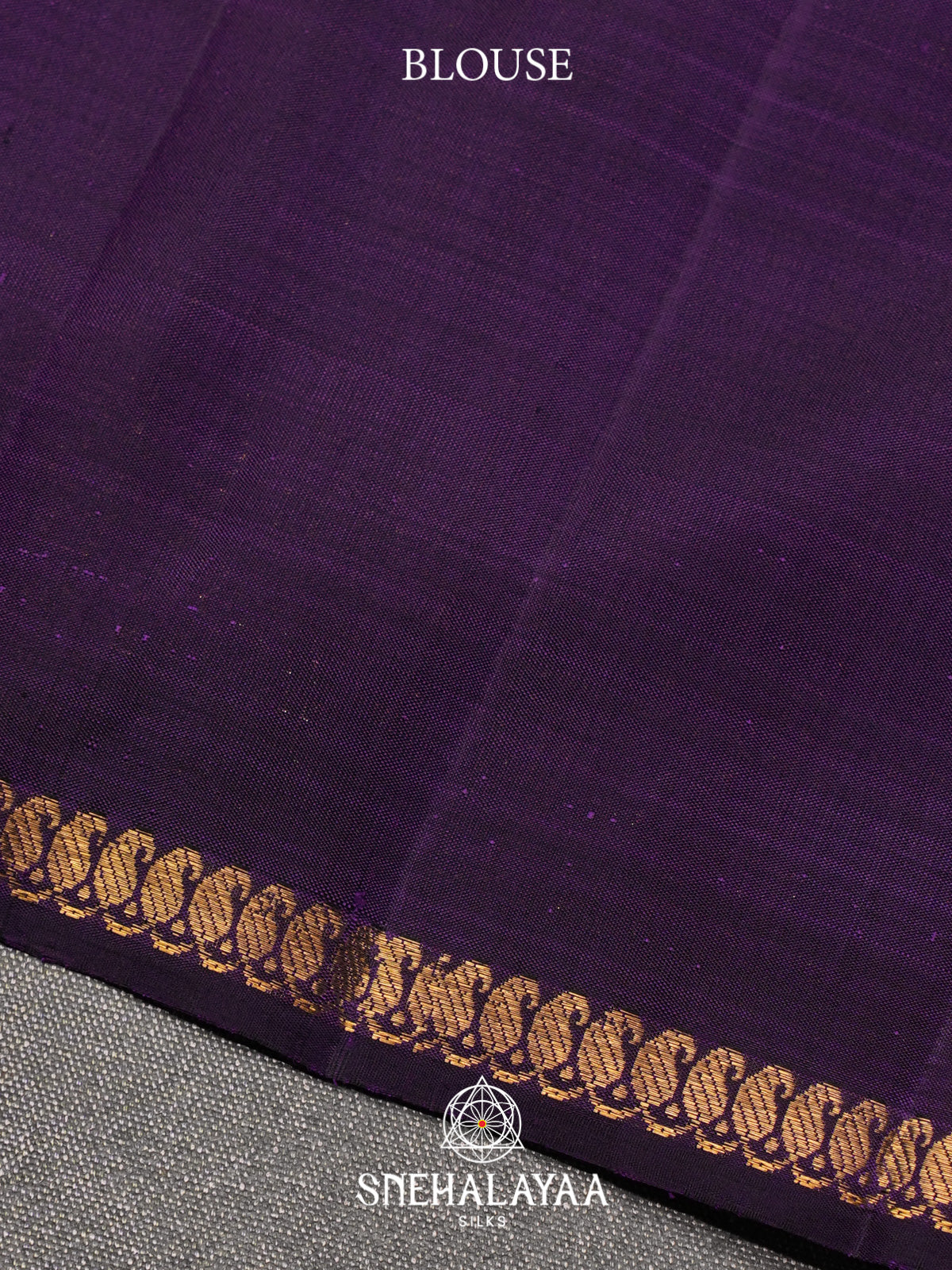 Purple Kanjivaram Silk Saree
