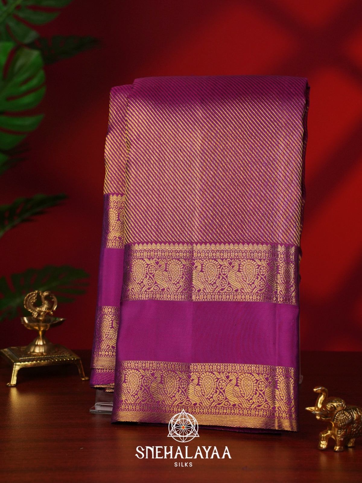 Meganta Kanjivaram Silk Saree