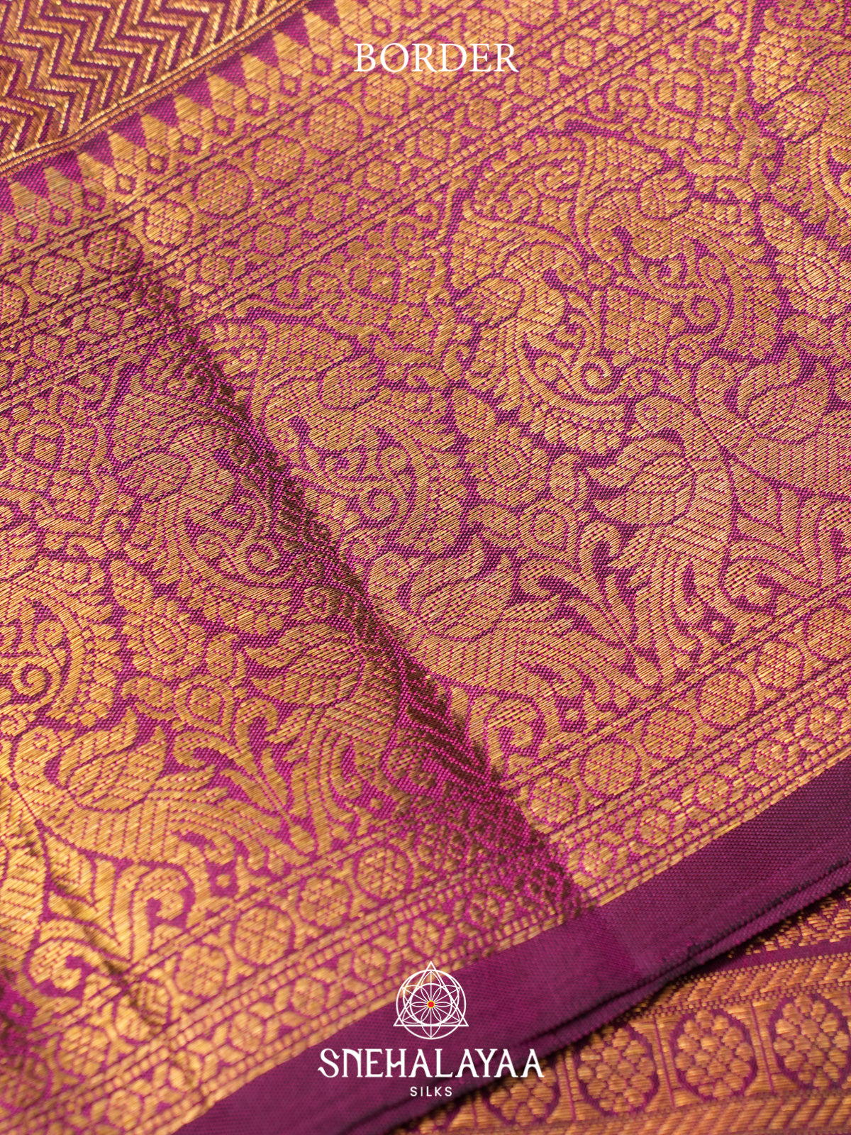 Purple Kanjivaram Silk Saree