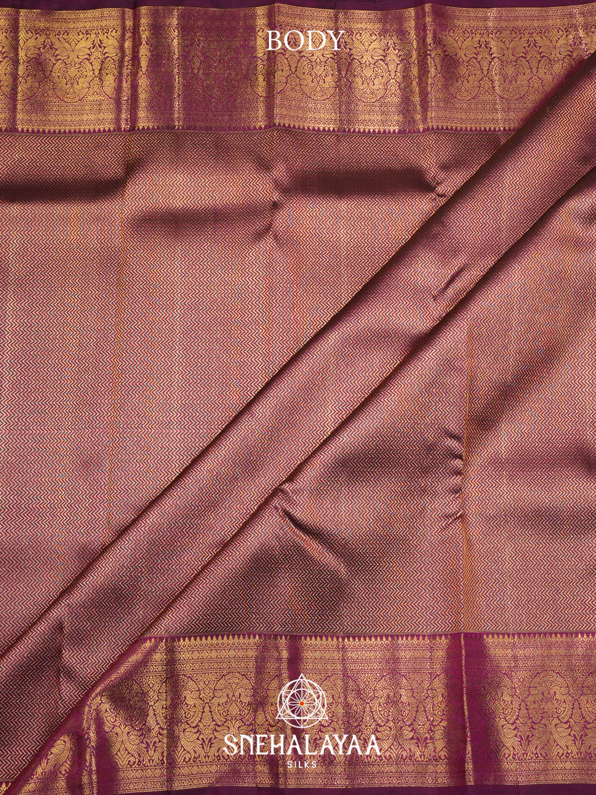 Purple Kanjivaram Silk Saree