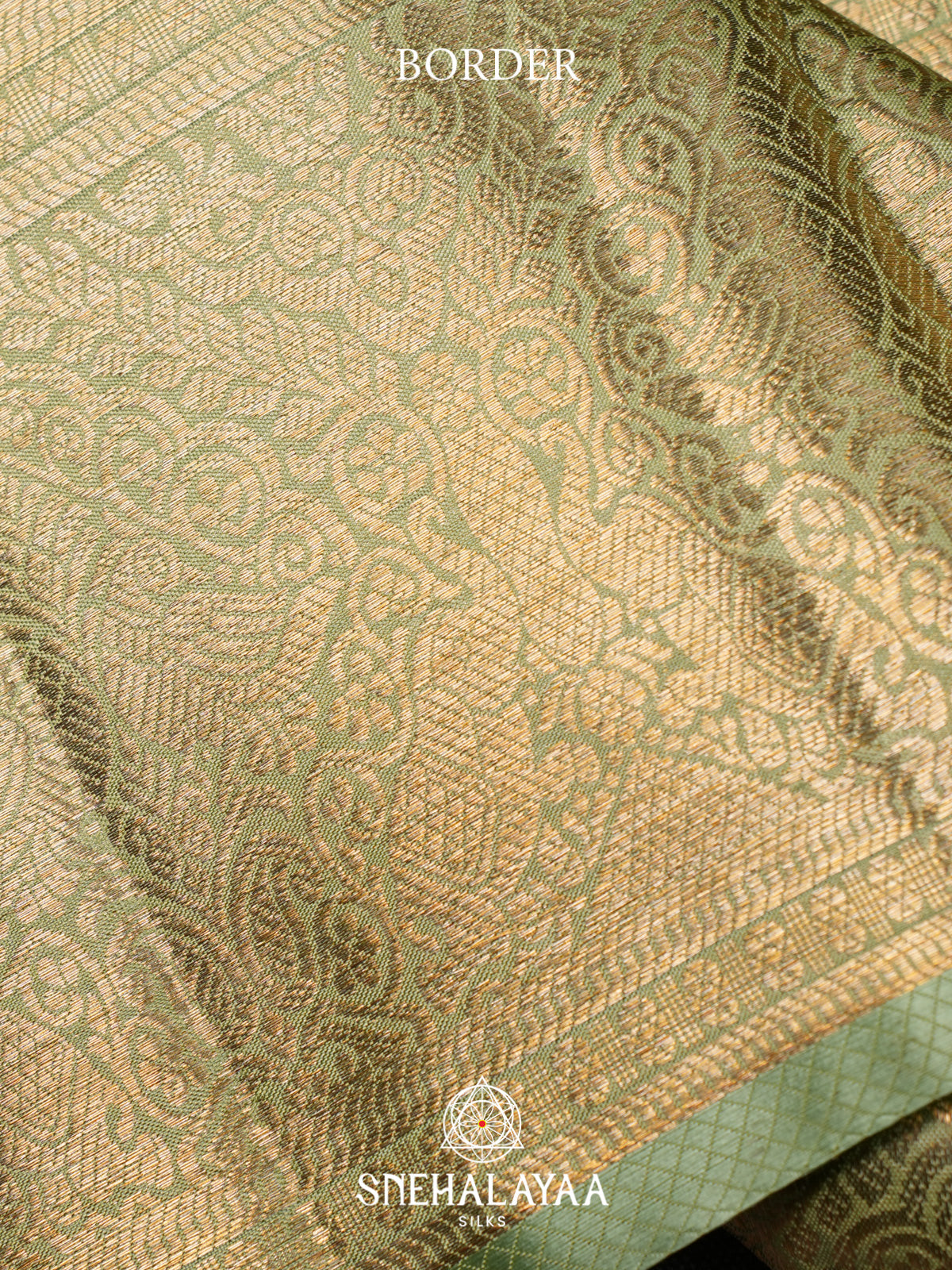 Pista Green Kanjivaram Silk Saree