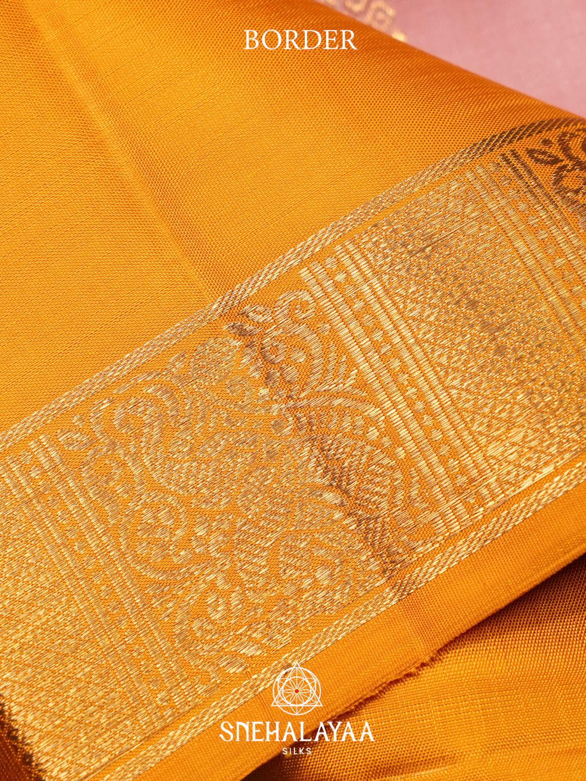 Baby Pink Kanjivaram Silk Saree